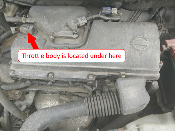 Nissan Micra K12 Throttle Body Location